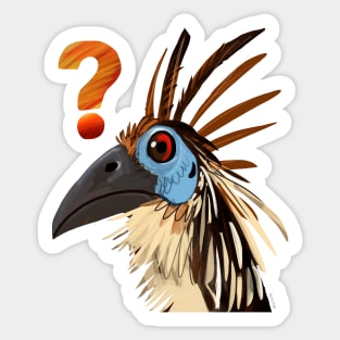 What´s the hoatzin? Sticker